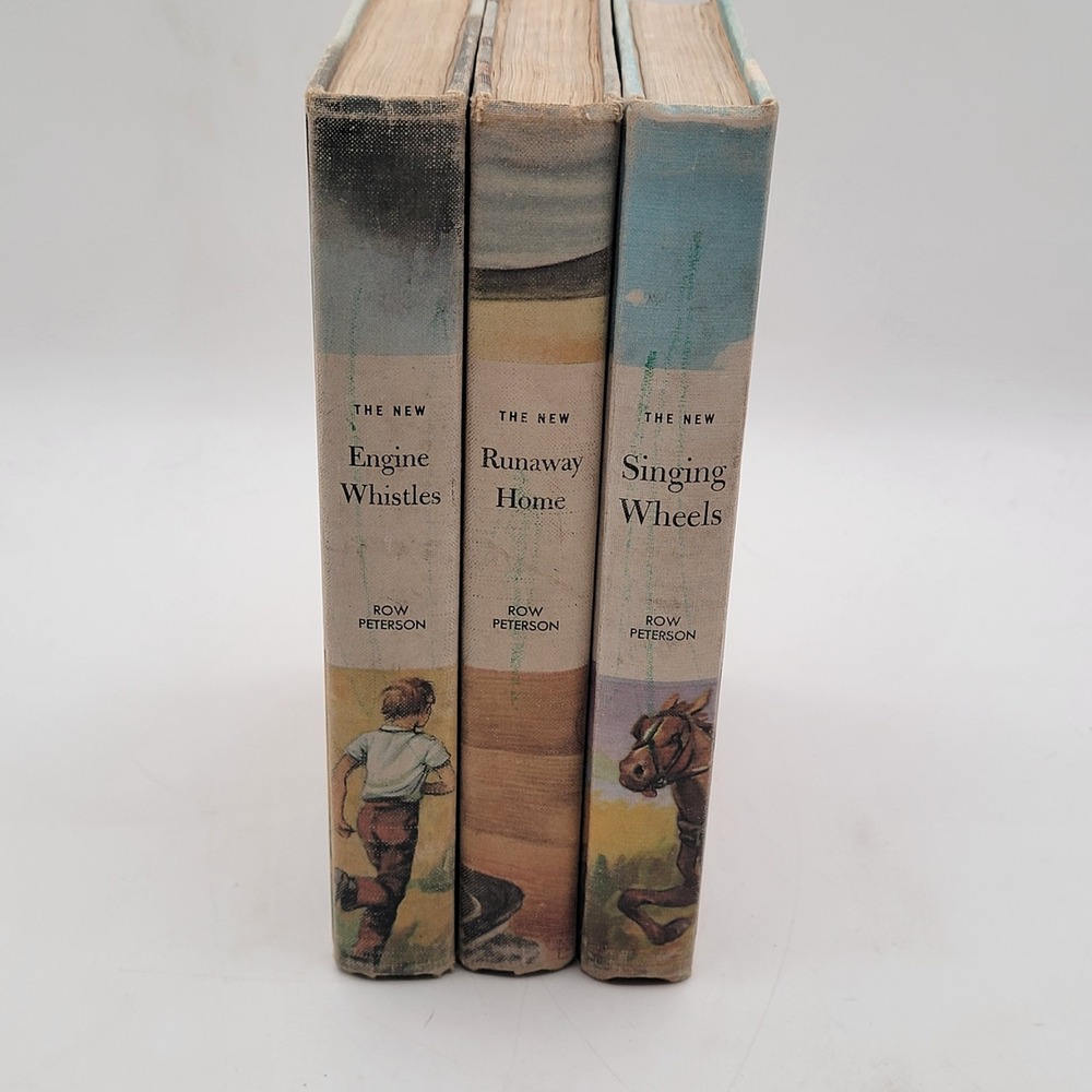Mabel O'Donnell Alice and Jerry Books Hardcover Set 3 Reading Primers Good
